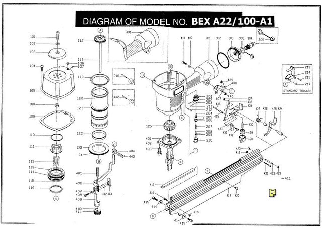 BEX A22/100-A1 VARMISTINKUMI 11339-0370001-1/103741701