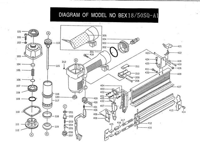 Bex 18/50SQ-A1 Deflector 103910301  (11371-0394701-3)