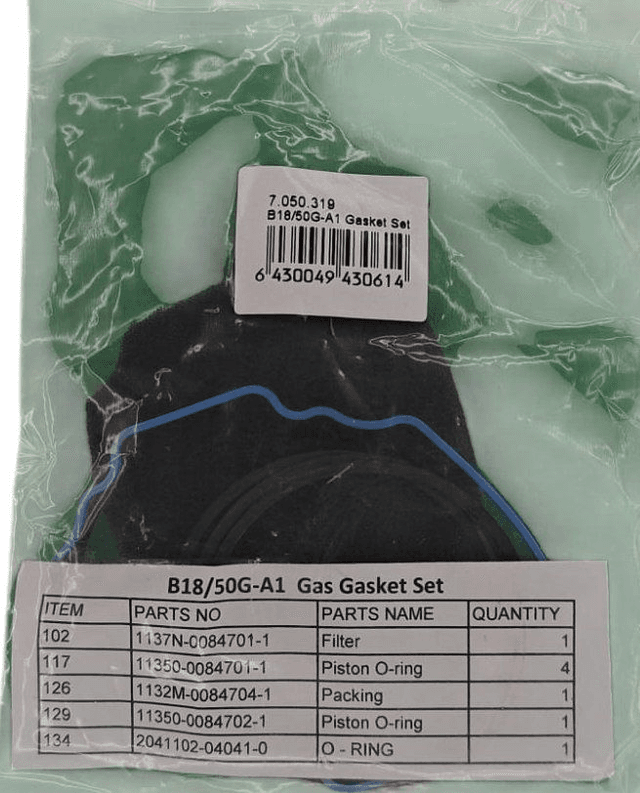 Tiivistesarja BEX B18/50G-A1 Gas