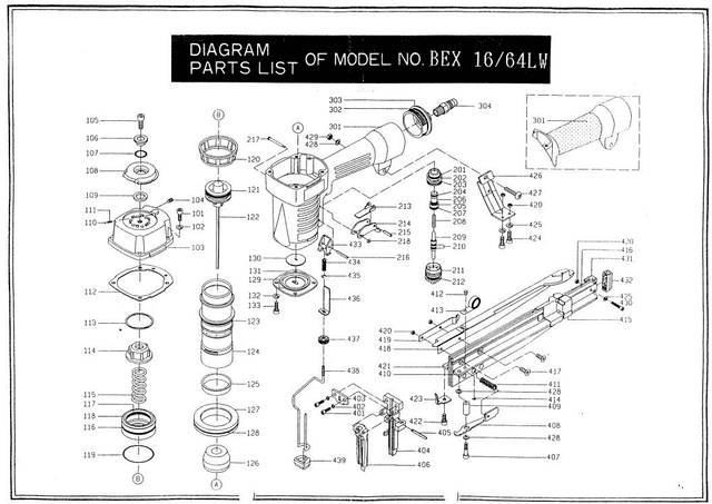BEX 16/64LW VARMISTIMEN KUMI 11339-0080001-1